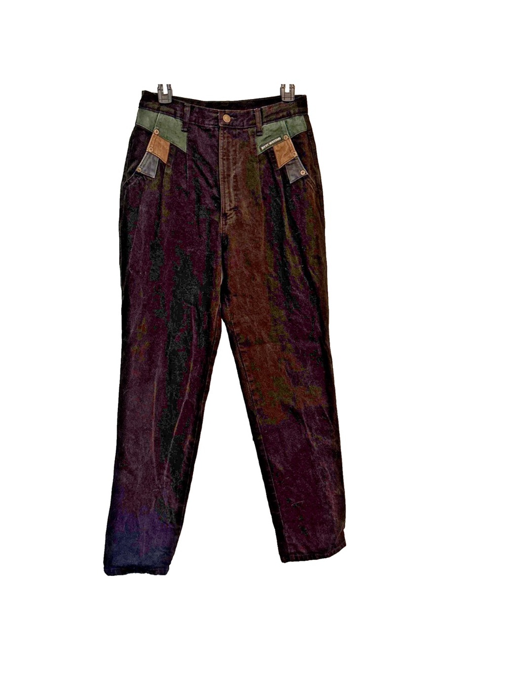 Vintage Rockies Rocky Mountain Black Jeans 31/11 Western USA Contrast Pocket 90s